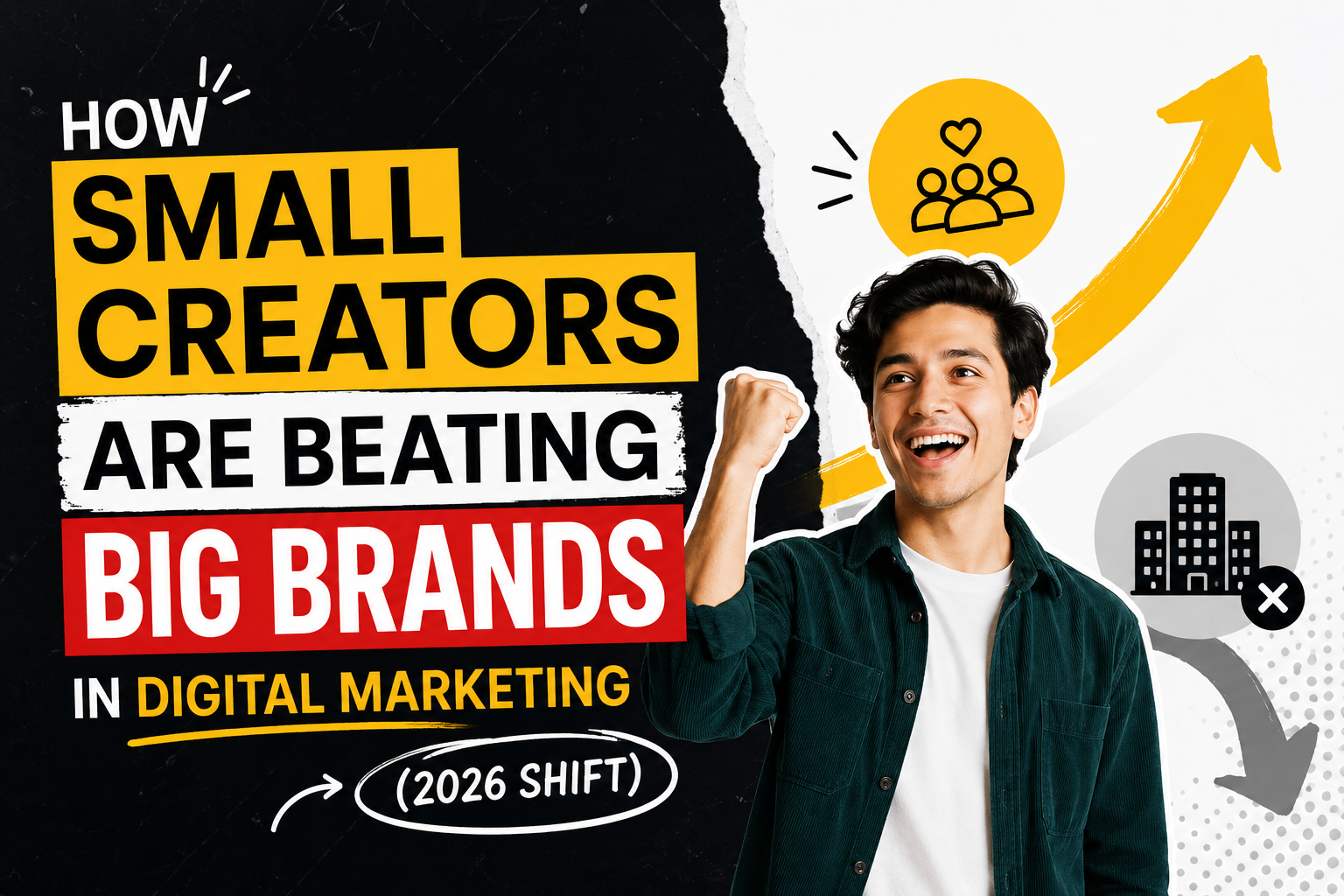 How Small Creators Are Beating Big Brands in Digital Marketing (2026 Shift)